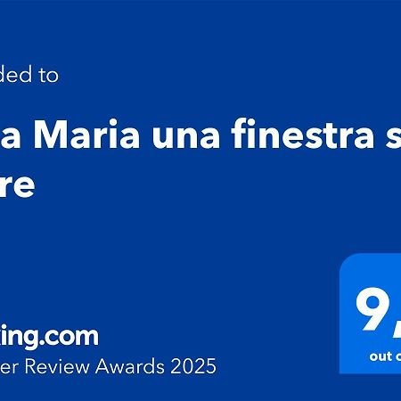 Villa Maria Una Finestra Sul Mare Вальдериче Экстерьер фото