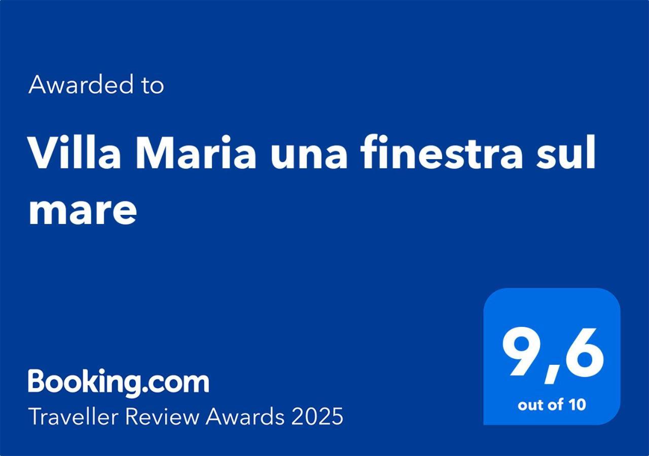 Villa Maria Una Finestra Sul Mare Вальдериче Экстерьер фото